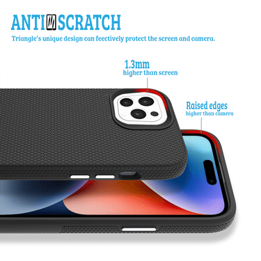 iPhone 15 Pro Compatible Case Cover Shockproof Rugged Case Compatible With Magsafe Technology - Silver